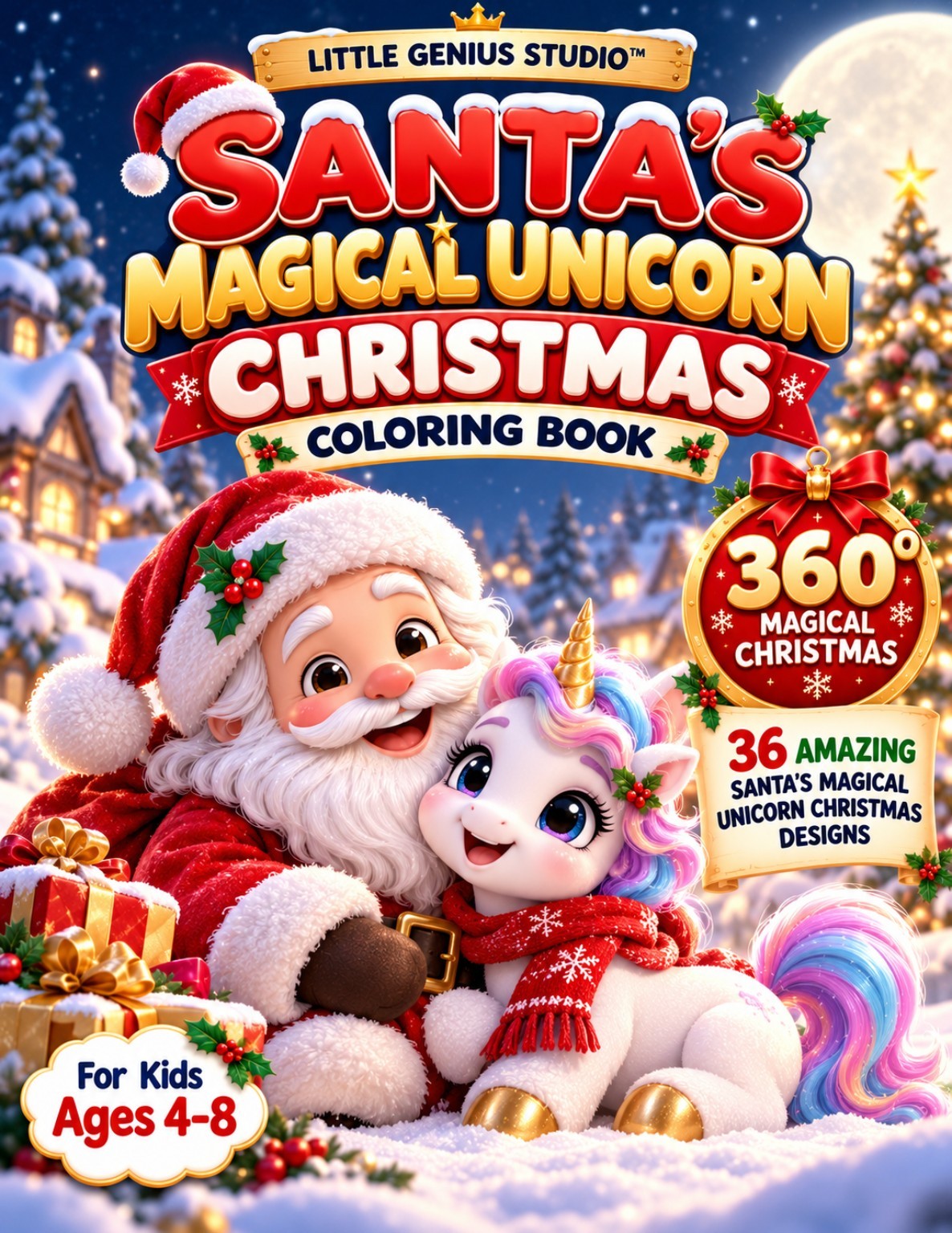 Santa's Magical Unicorn cover